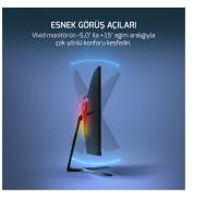 27 GAMEPOWER Vivid V60 27" Curved RGB SİYAH 240Hz 0.5ms Curved  VA Monitör 